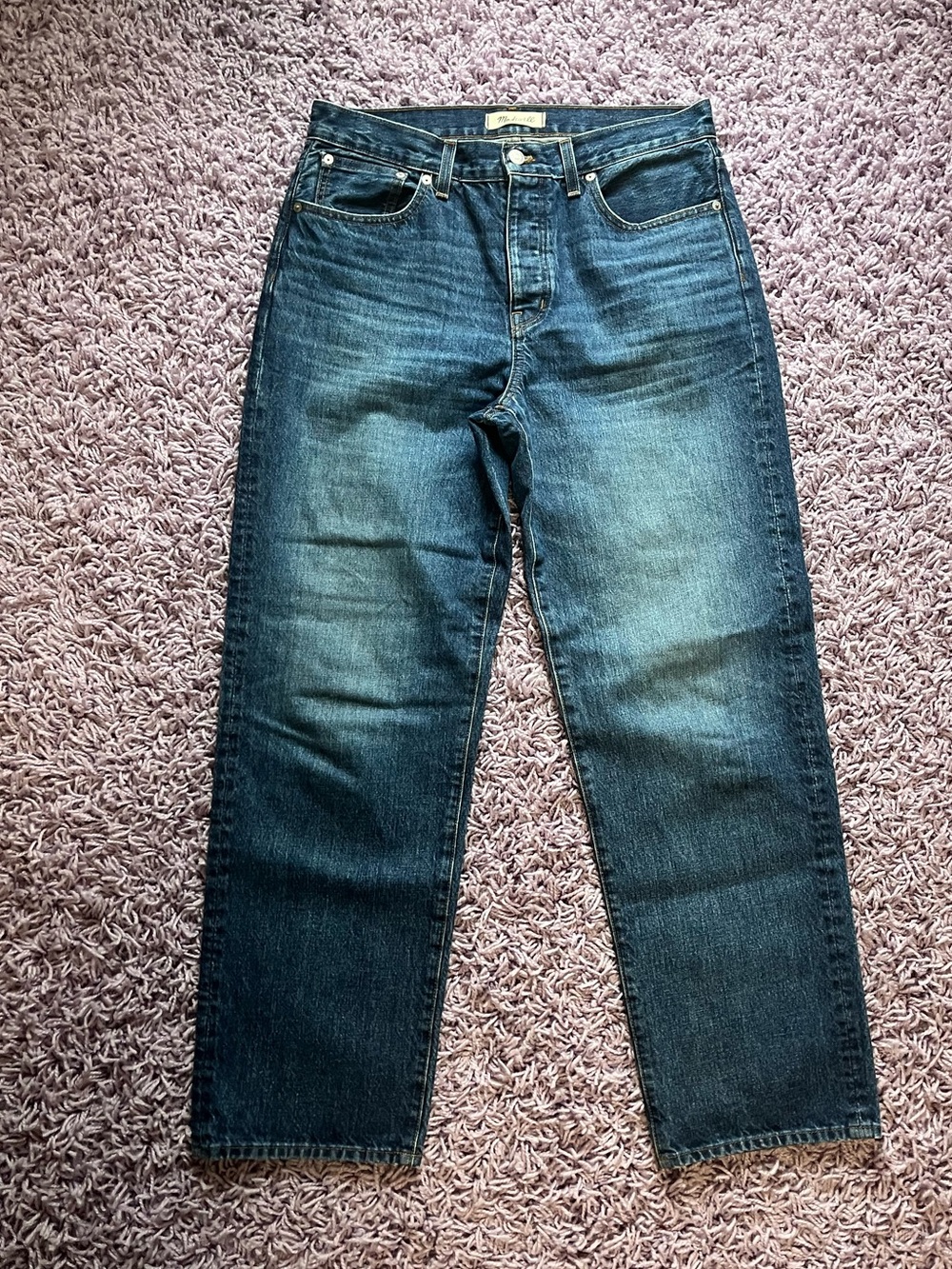 Madewell Low Slung Straight Jeans